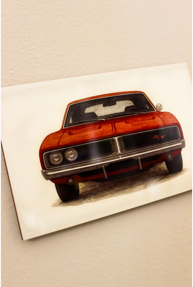 Azulejo Decorativo Dodge Charger RT Mimo Galeria